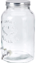 Fermenteringsburk / Dispenser med tappkran till kombucha, 5,5 liter